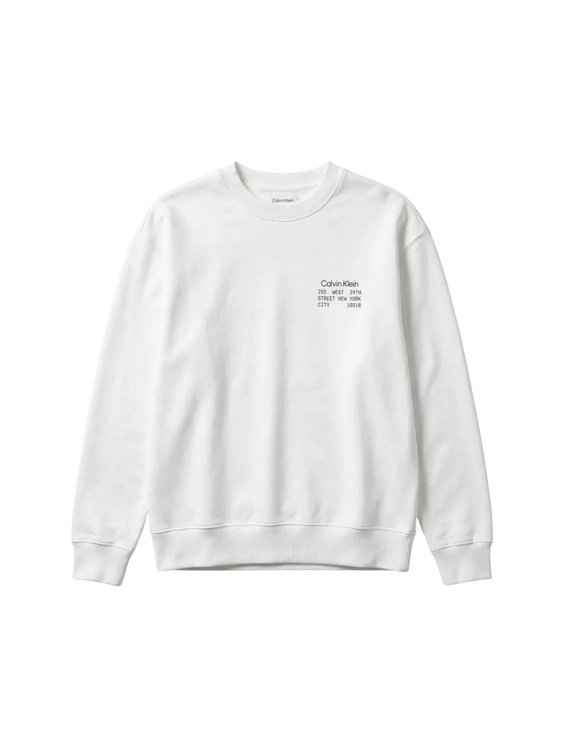 Толстовка Calvin Klein CALVIN KLEIN FELPA FELPA белого цвета