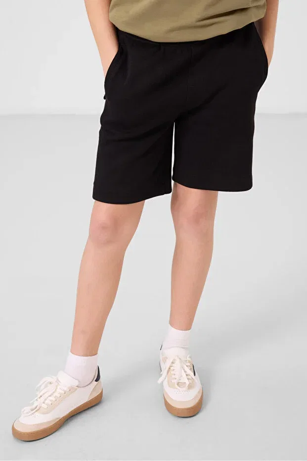 Детские шорты для мальчиков текстурированные Tommy Life, Black — фото 3