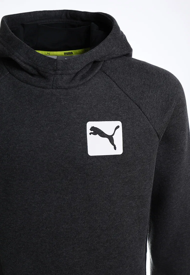 Стиль - худи Puma, Dark Gray Heather — фото 3