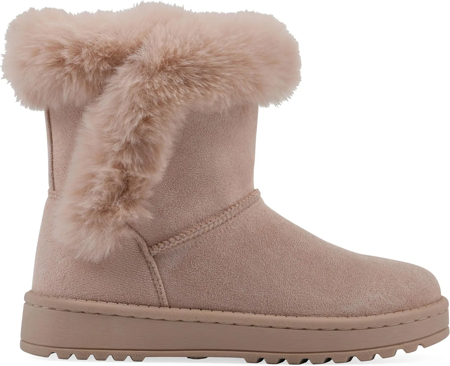 Детские ботинки для девочек с искусственным мехом Incher WHITE MOUNTAIN, Blush/Fabric — фото 4