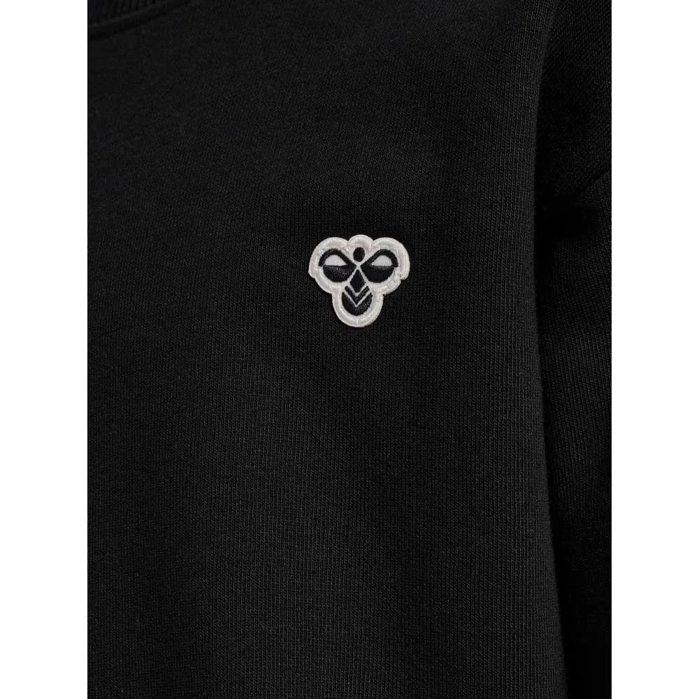 Детский свитшот свободного кроя Loose Bee Hummel, Black — фото 4