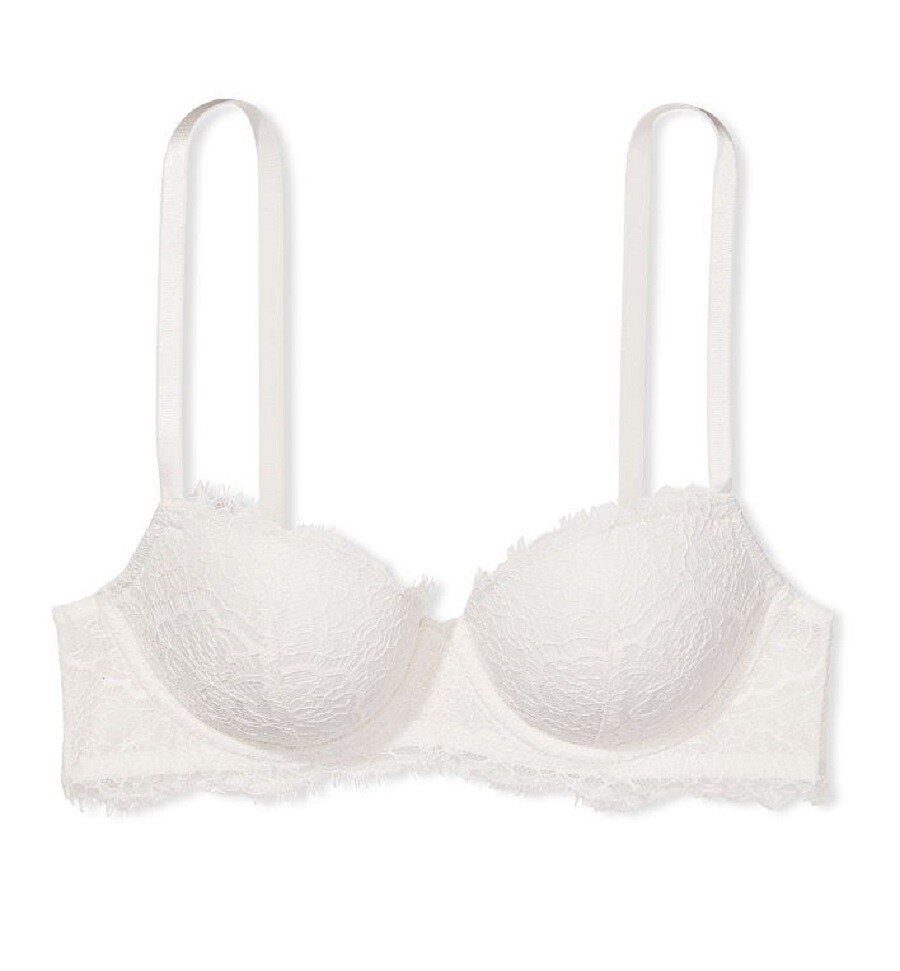 

Бюстгальтер Victoria's Secret Dream Angels Lightly Lined Lace Demi, белый