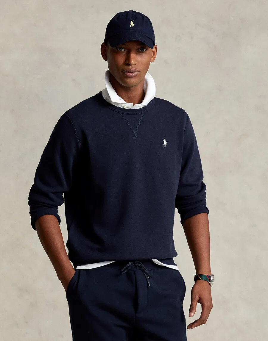 Толстовка Polo Ralph Lauren темно-синего цвета — фото 3