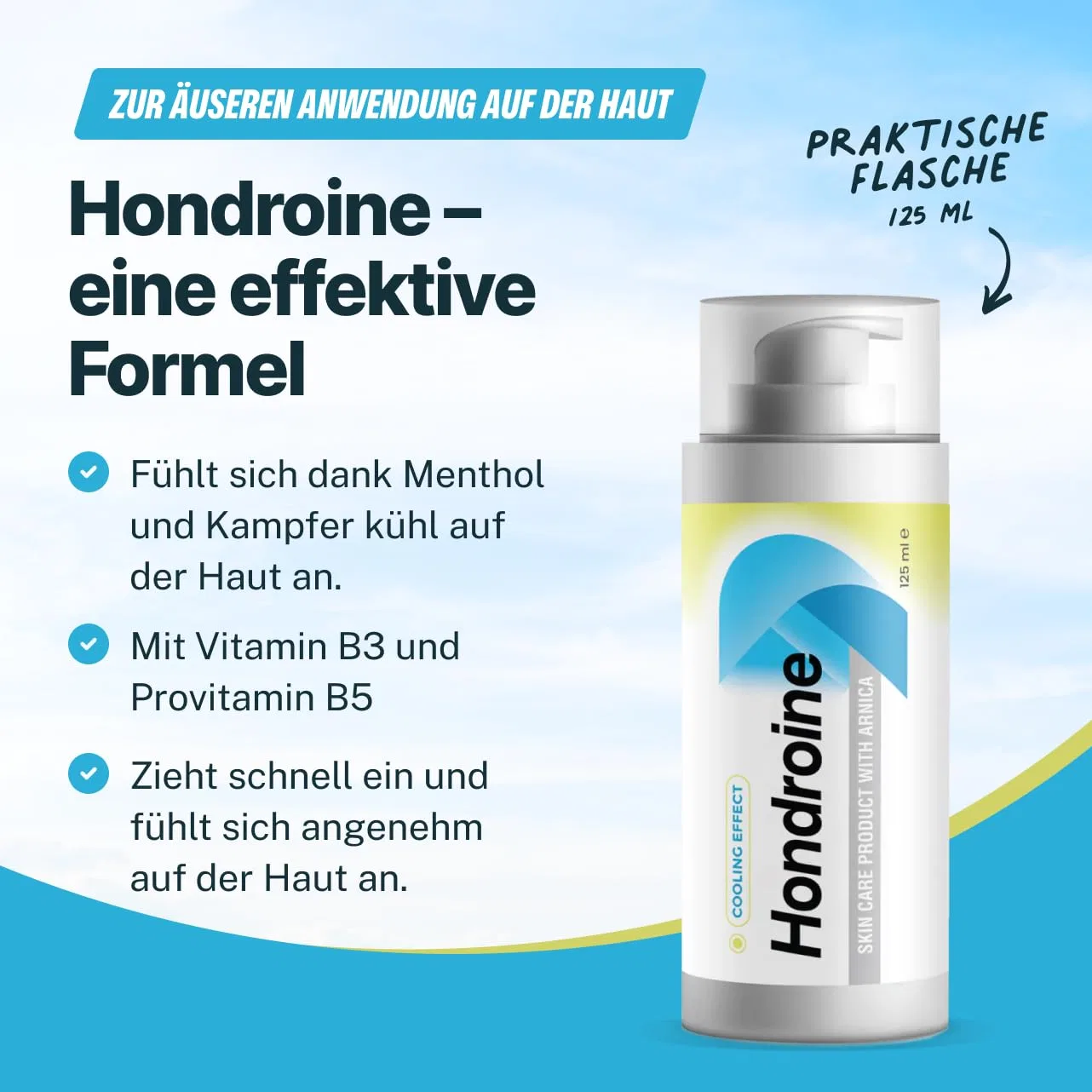 Крем для тела Hondroine ICE GOLD GEL, 125 мл — фото 2