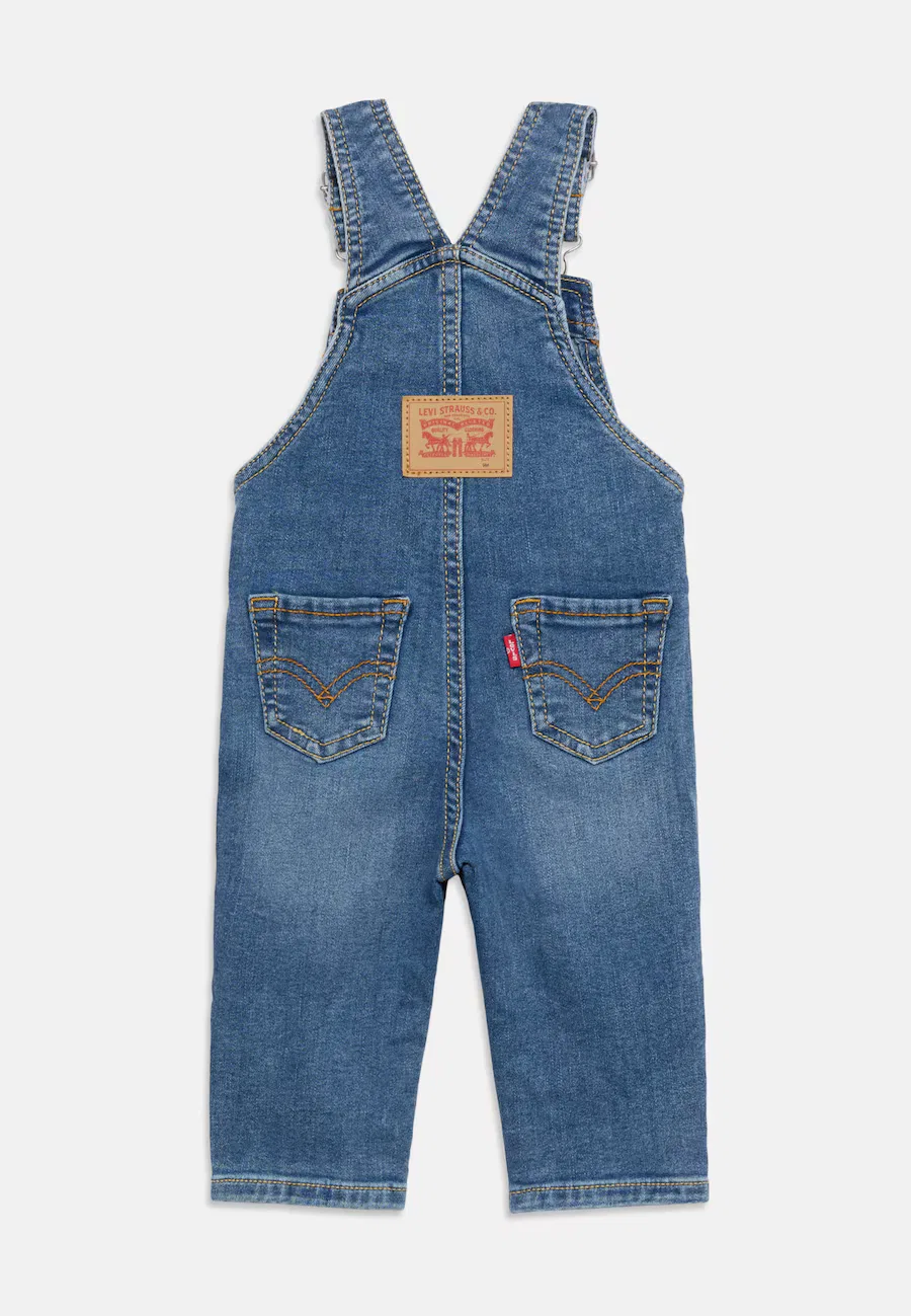 Детский комбинезон Levi's Kids синего цвета — фото 3