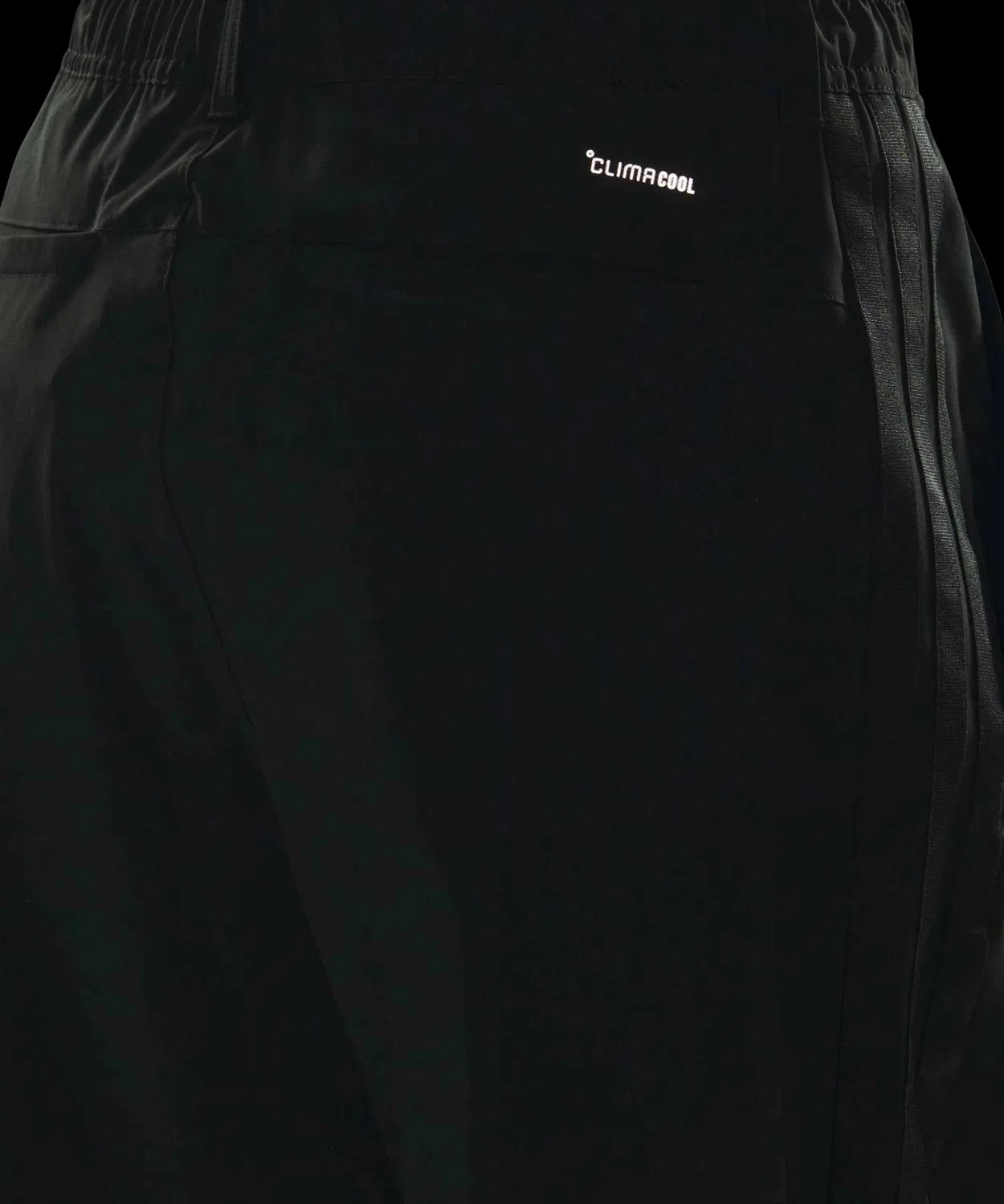 Мужские спортивные брюки с зауженным кроем Climacool Adidas, Black×Black — фото 4