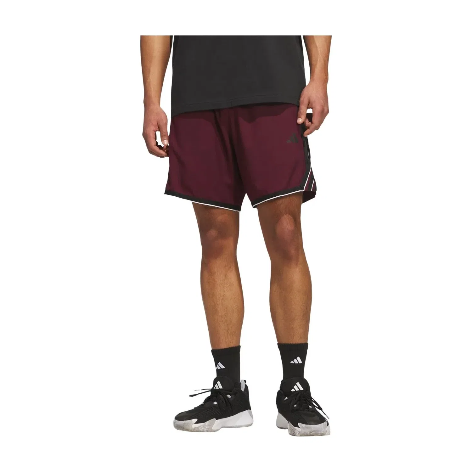 Мужские шорты с длиной до колена Adidas Crazy Lite Shorts, красный — фото 4
