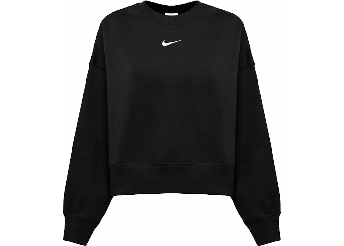 Женский свитшот свободного кроя Nike Phoenix Fleece, Black/Sail