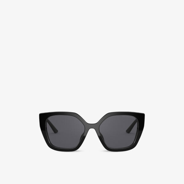 

Солнцезащитные очки PR 24XS в прямоугольной оправе Prada, черный