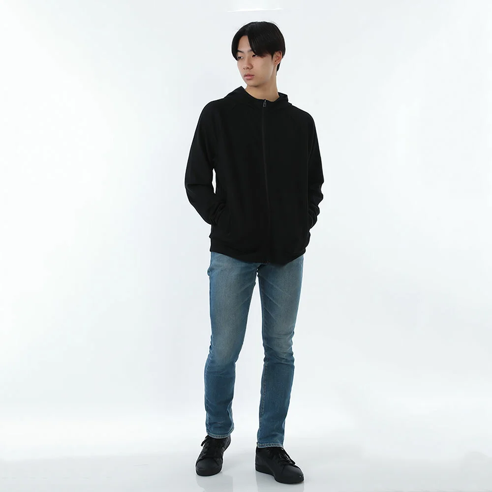 Толстовка Calvin Klein Long Sleeve Zip, черный — фото 3