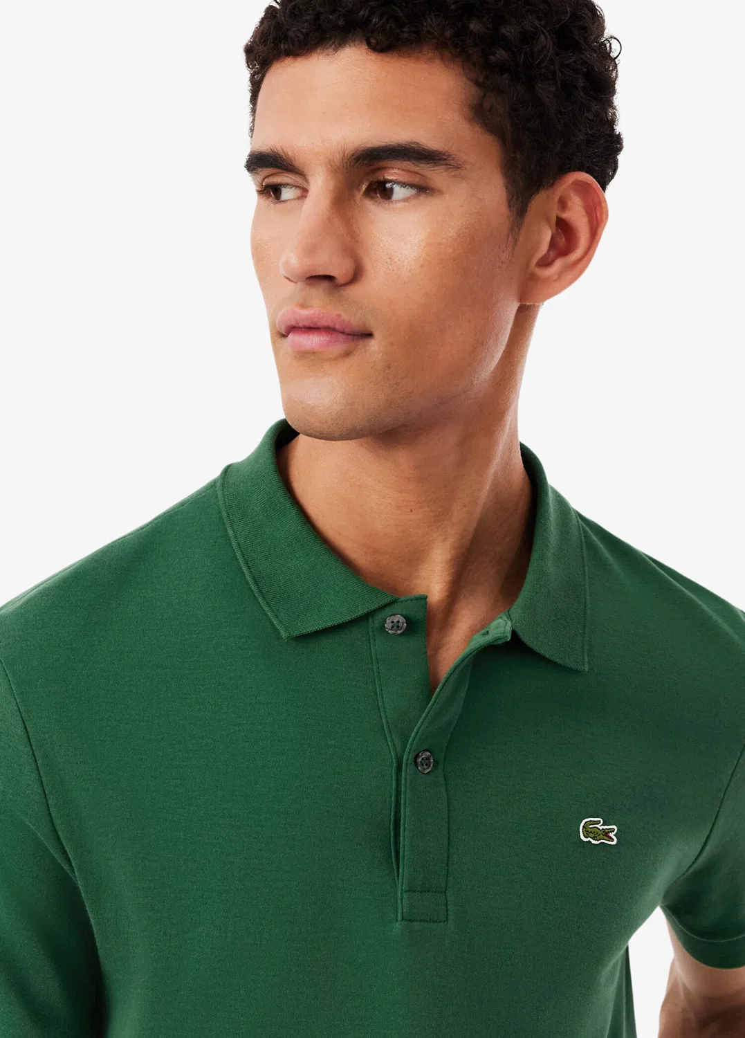 Футболка-поло Lacoste, зеленый — фото 3