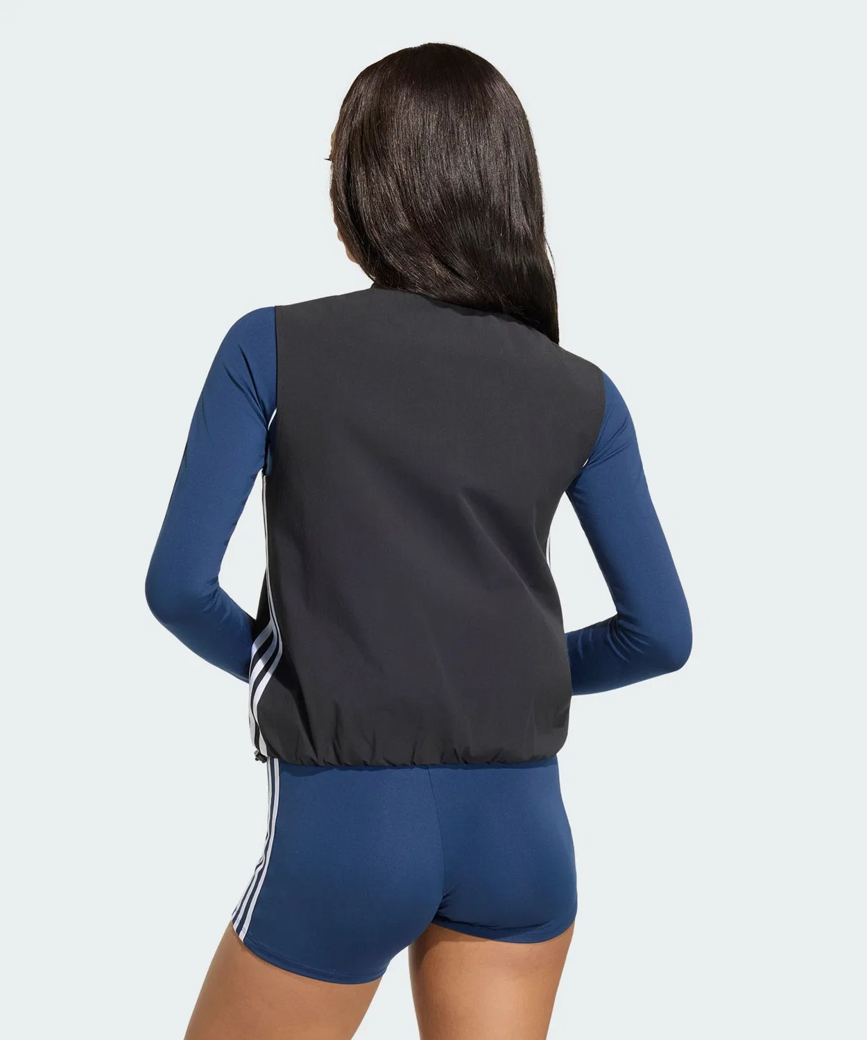 Женский топ-трактор без рукавов с воротником-хомутом, модель AdiRenium 5.0 Adidas, Black — фото 2