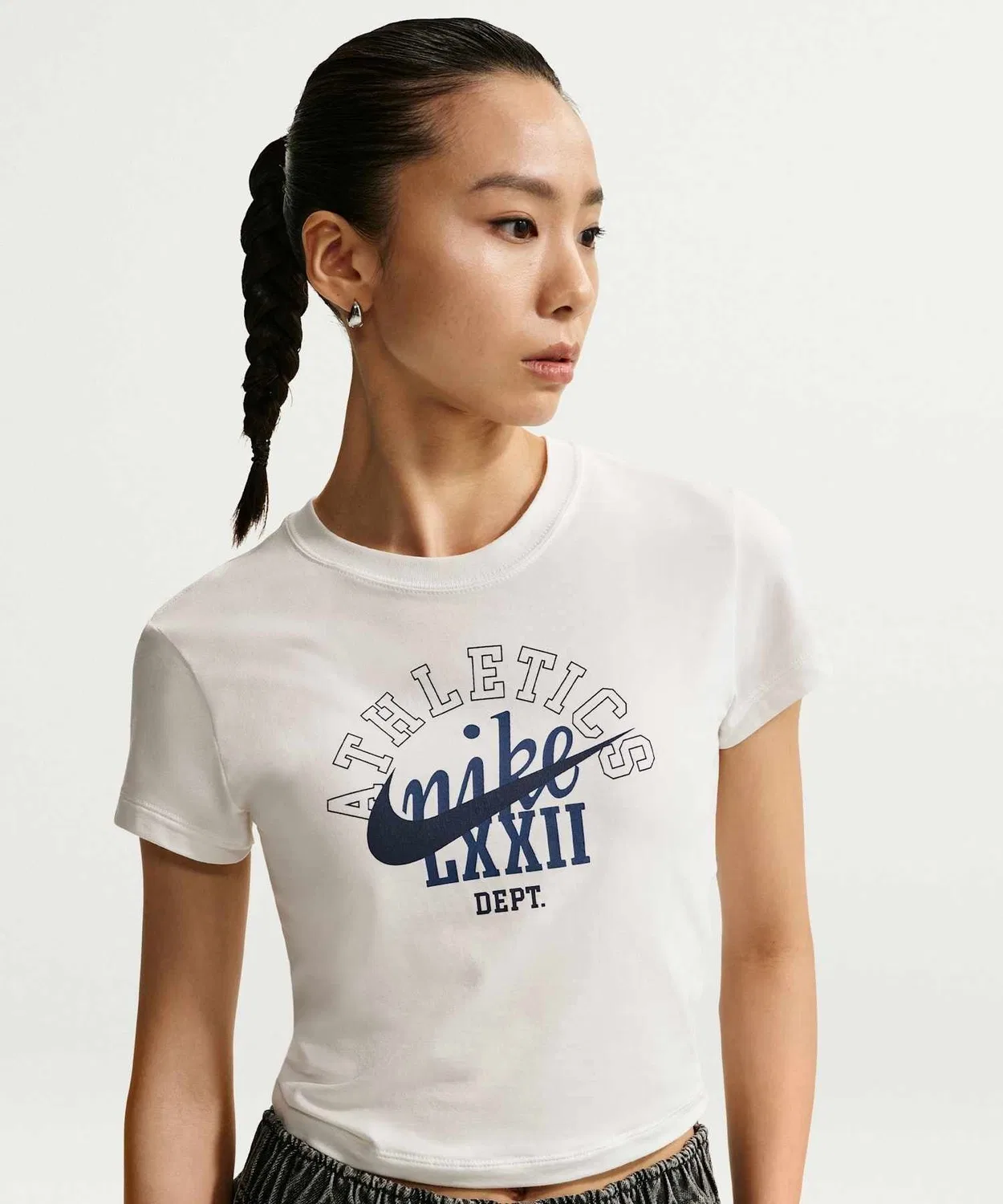 Женская футболка с принтом Nike Sportswear Chill Knit, кремовая