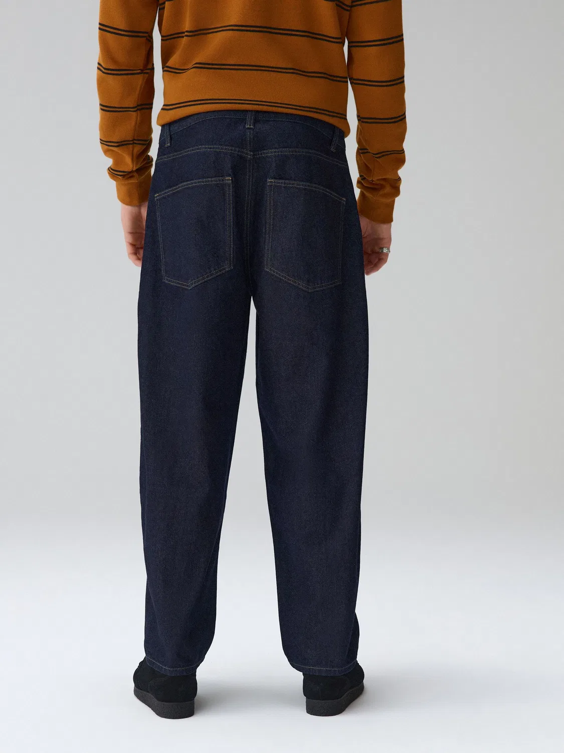 Джинсы Barrel Fit, Dark Blue Denim Next — фото 4