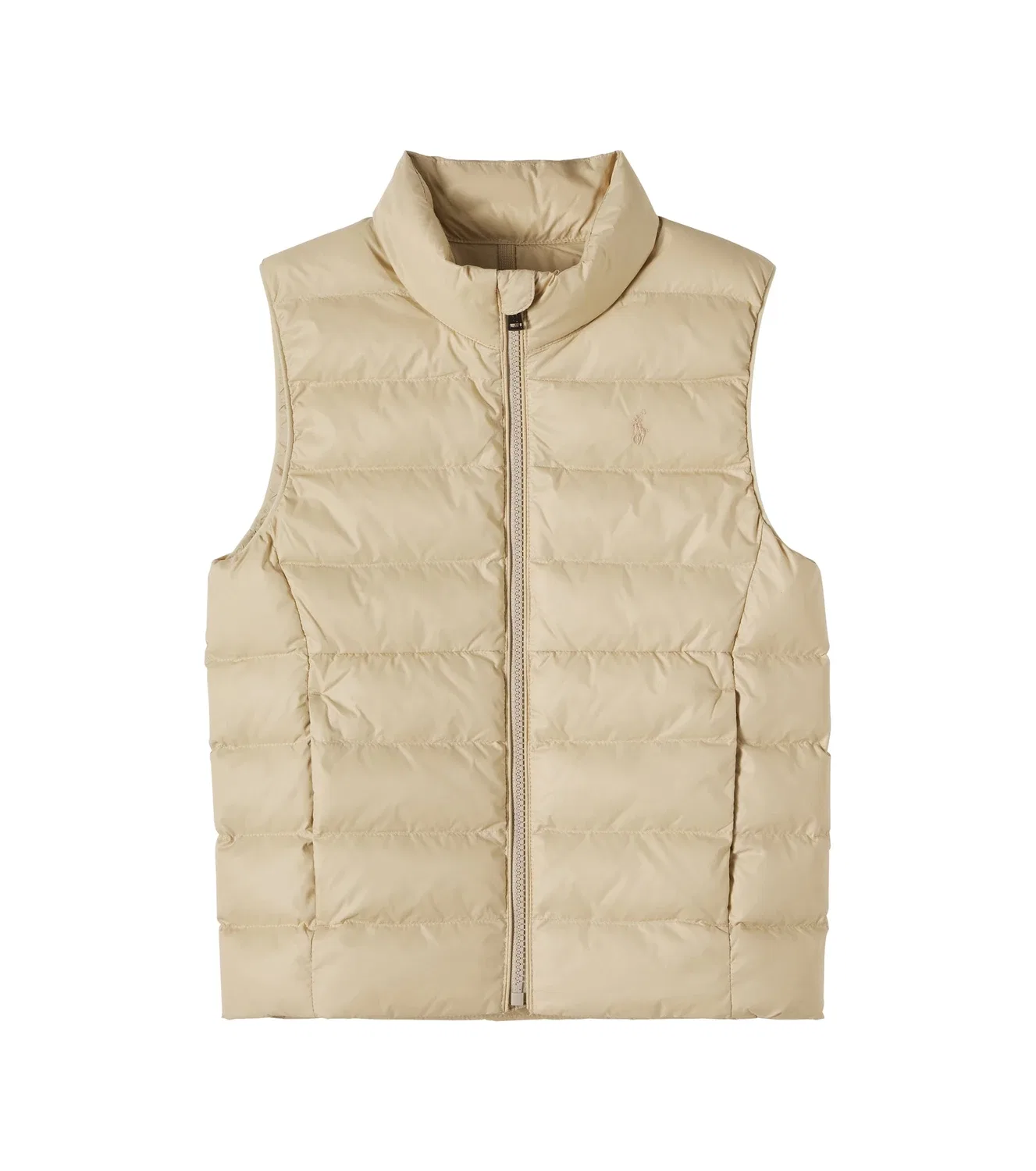 Стеганый жилет с наполнителем Polo Ralph Lauren Kids, бежевый