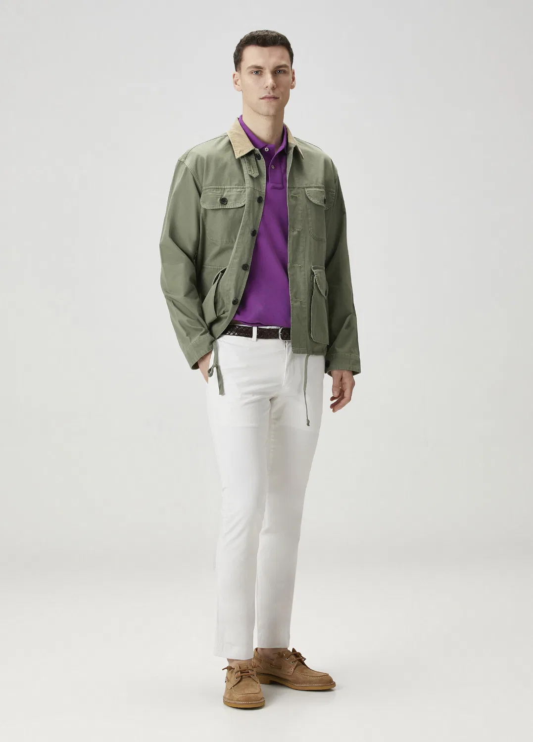 Футболка поло Ralph Lauren, фиолетовая — фото 2