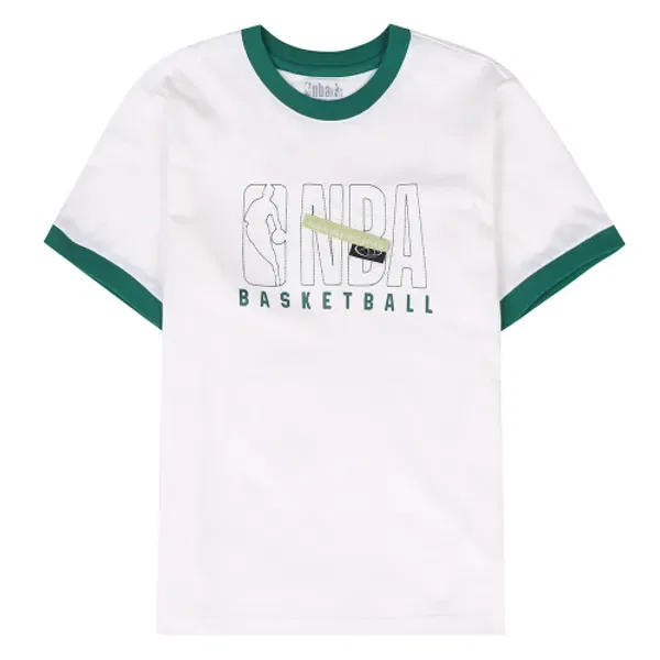 Футболка с контрастными элементами, Nba Kids, зеленый