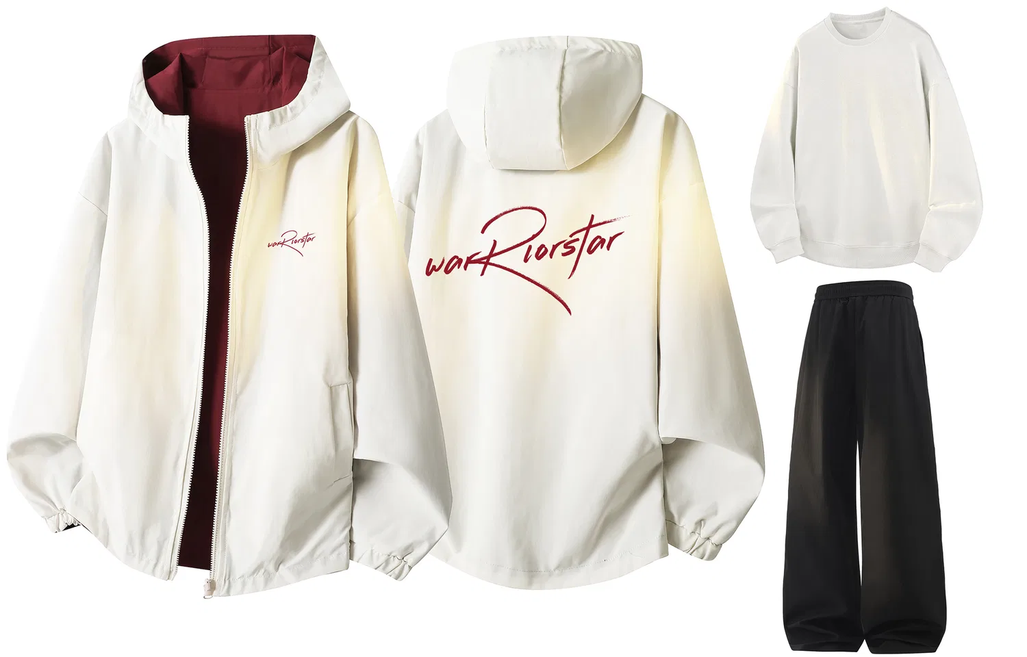 Детский ветрозащитный комплект из куртки и брюк Reversible Khaki WARRIOR