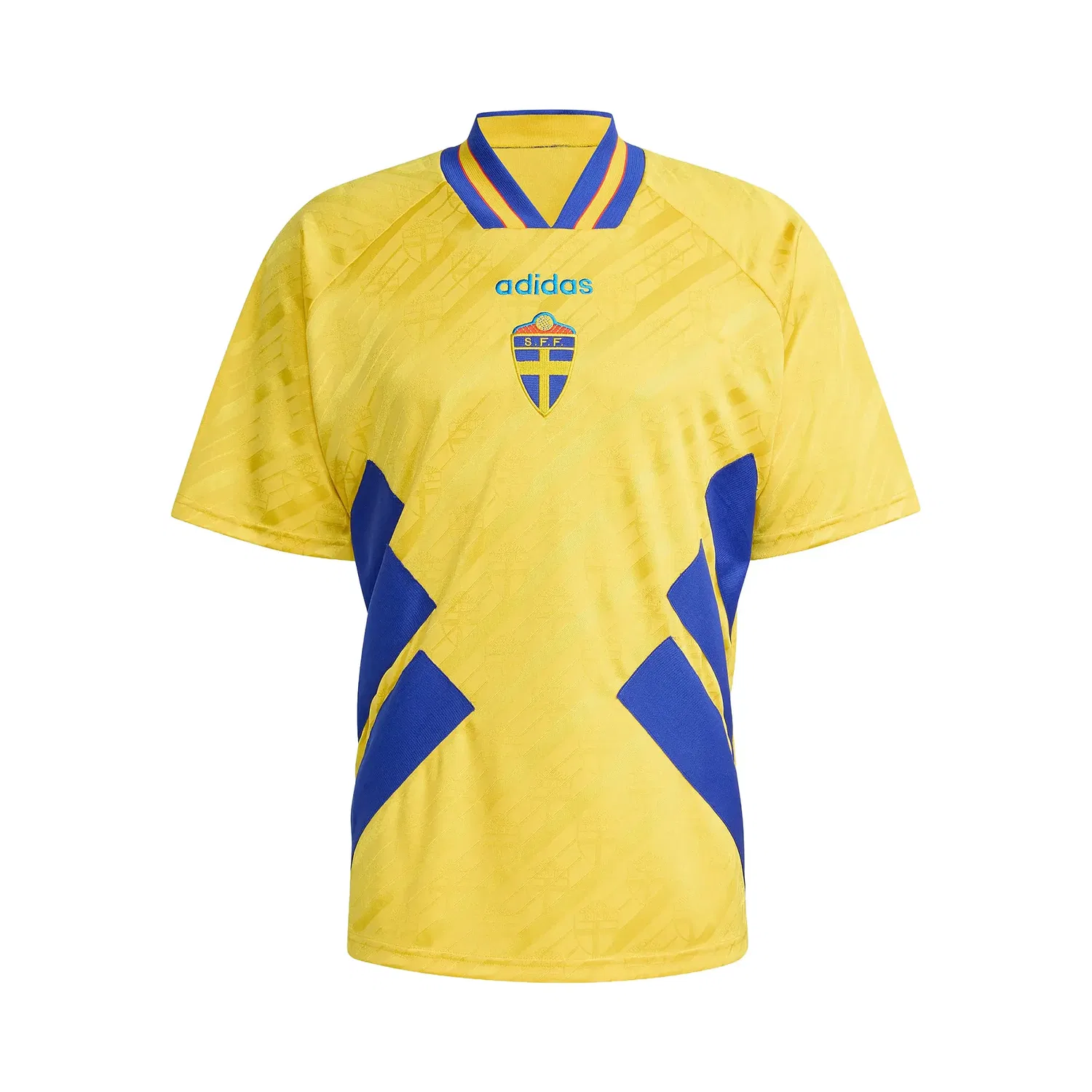 Футболка Adidas Sweden 1994 года, желтый