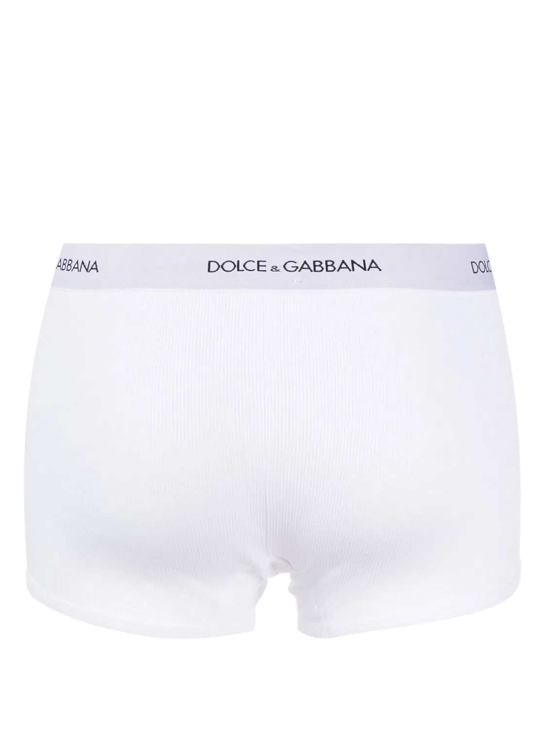 Dolce & Gabbana Трусы-боксеры хлопковые белые — фото 2