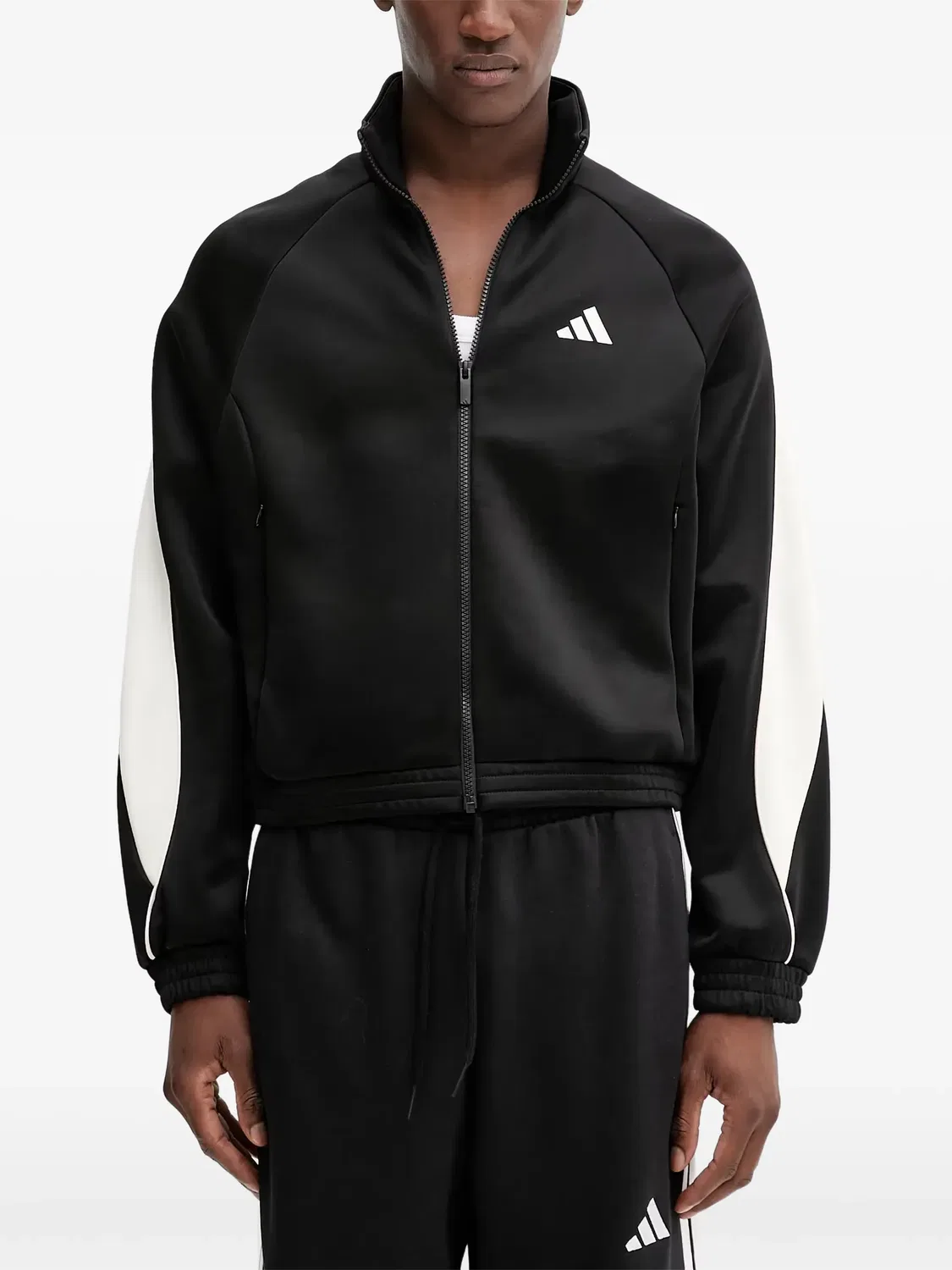 Adidas Свитер на молнии Черный