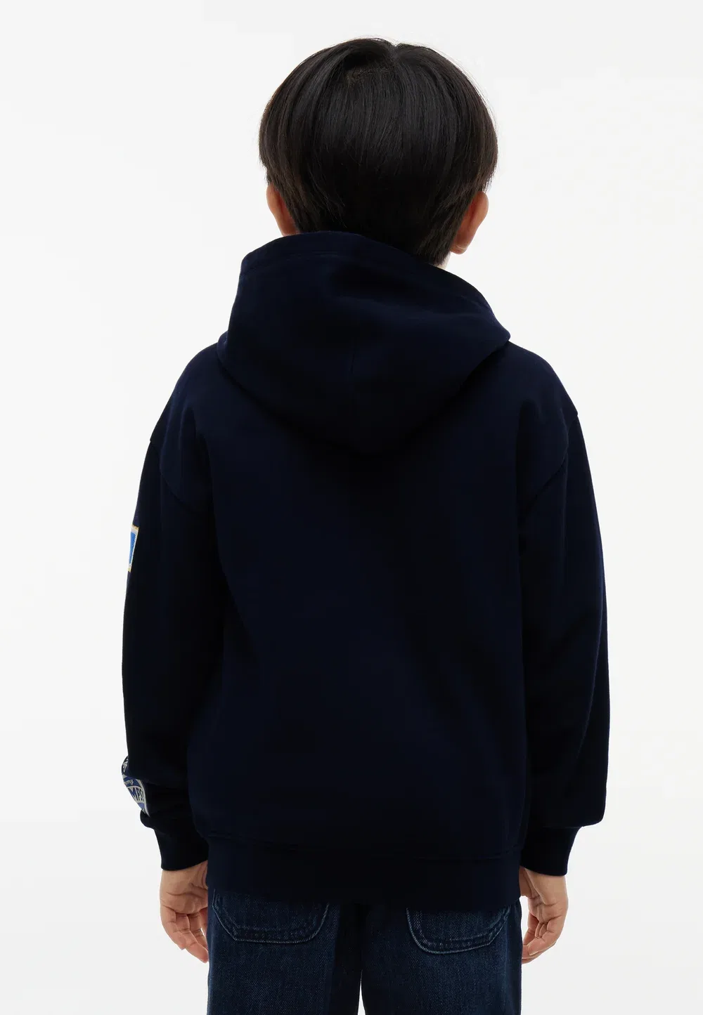Любовь к бренду - толстовка на молнии Tommy Hilfiger, Dark Blue — фото 3