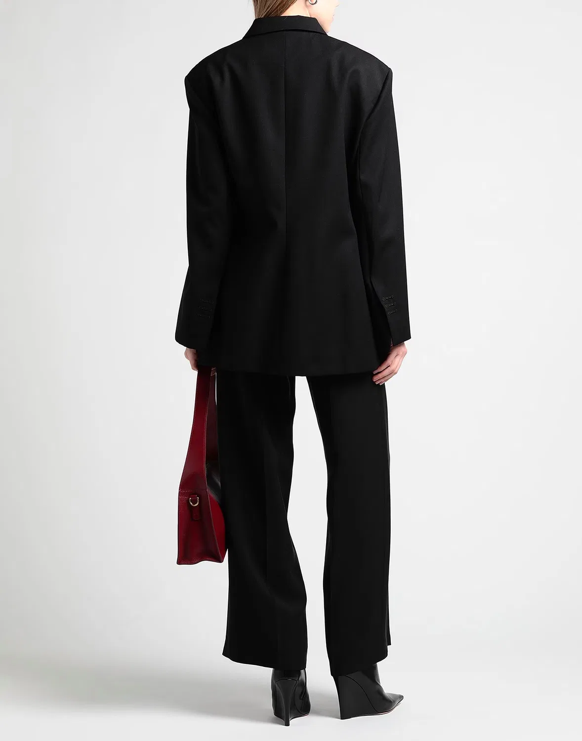 Женский двубортный пиджак шерстяной Jacquemus, черный — фото 3