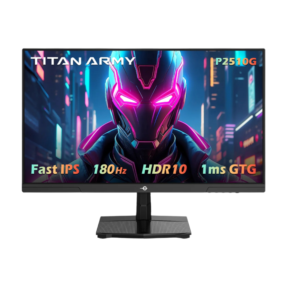 

Игровой монитор TITAN ARMY P2510G, 24.5", 1920x1080, 180 Гц, Fast IPS, чёрный