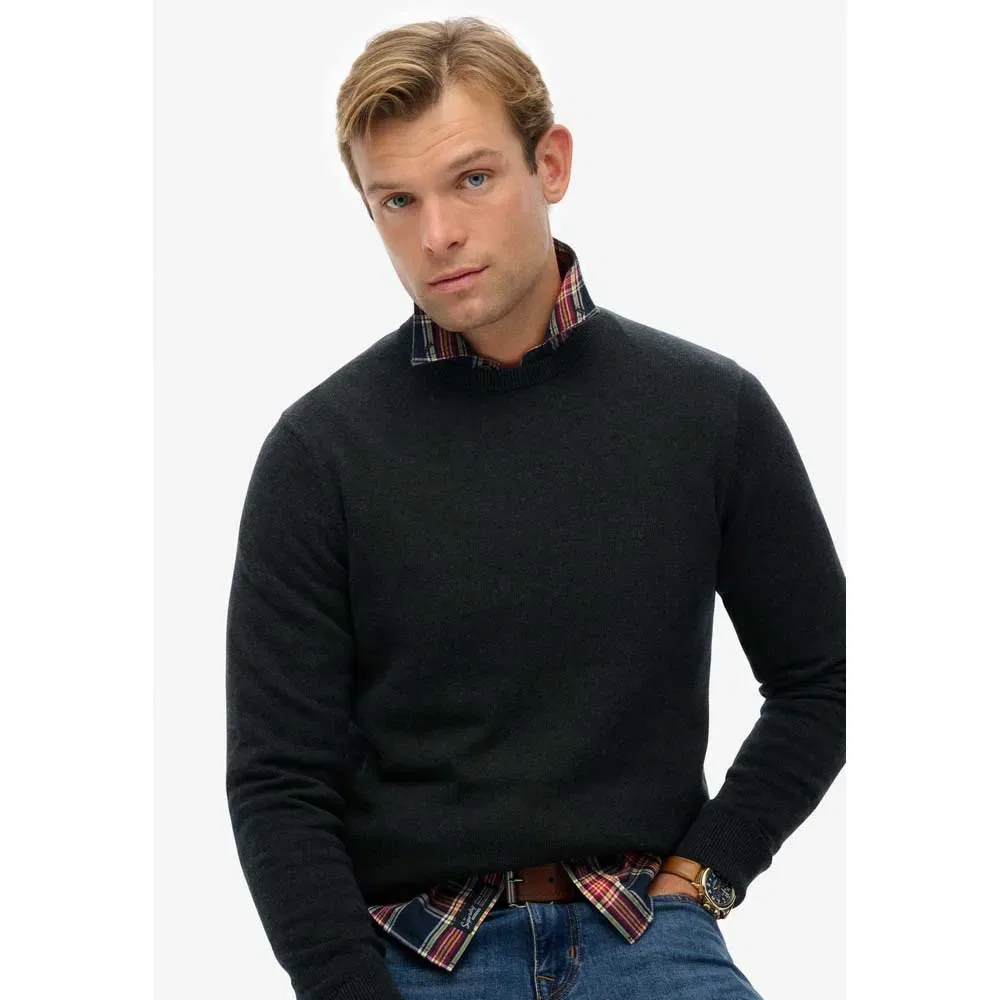 Свитер Essentials Superdry, черный — фото 4