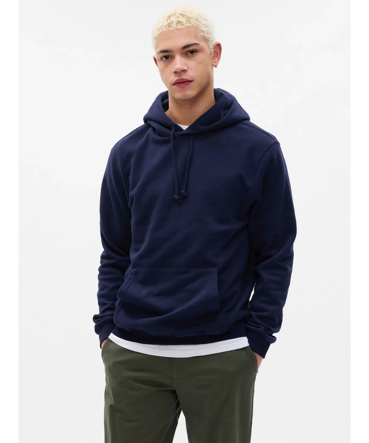 Женский пуловер-худи с длинным рукавом модель Vintage Soft GAP, Navy