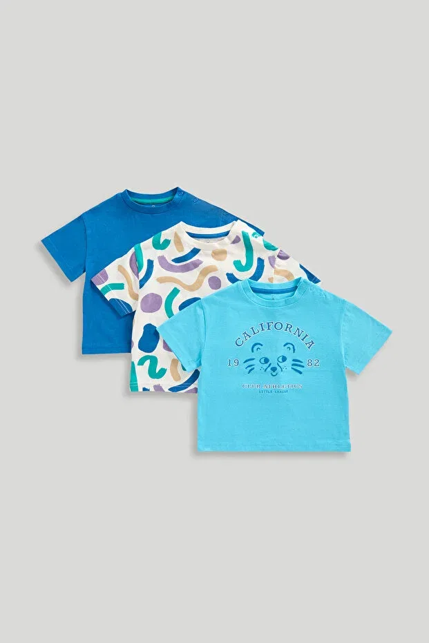 Детский комплект шорт с принтом 3-Piece shorts Mothercare, Multicolor