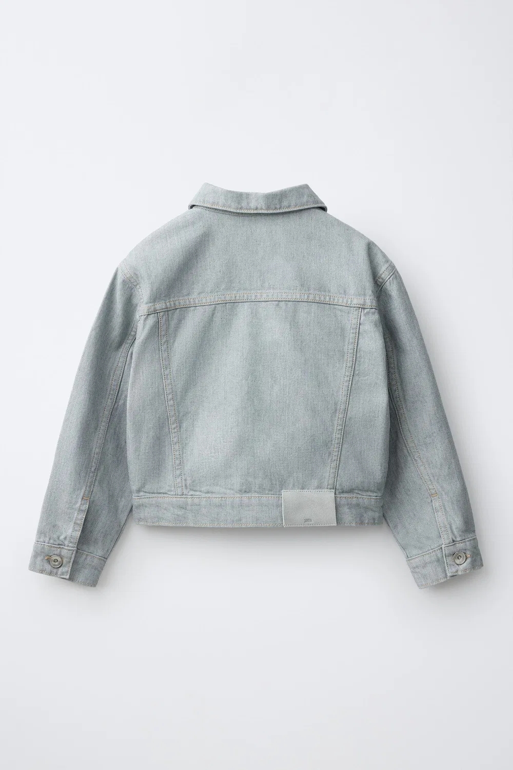 Джинсовая куртка ZARA, Light blue — фото 2