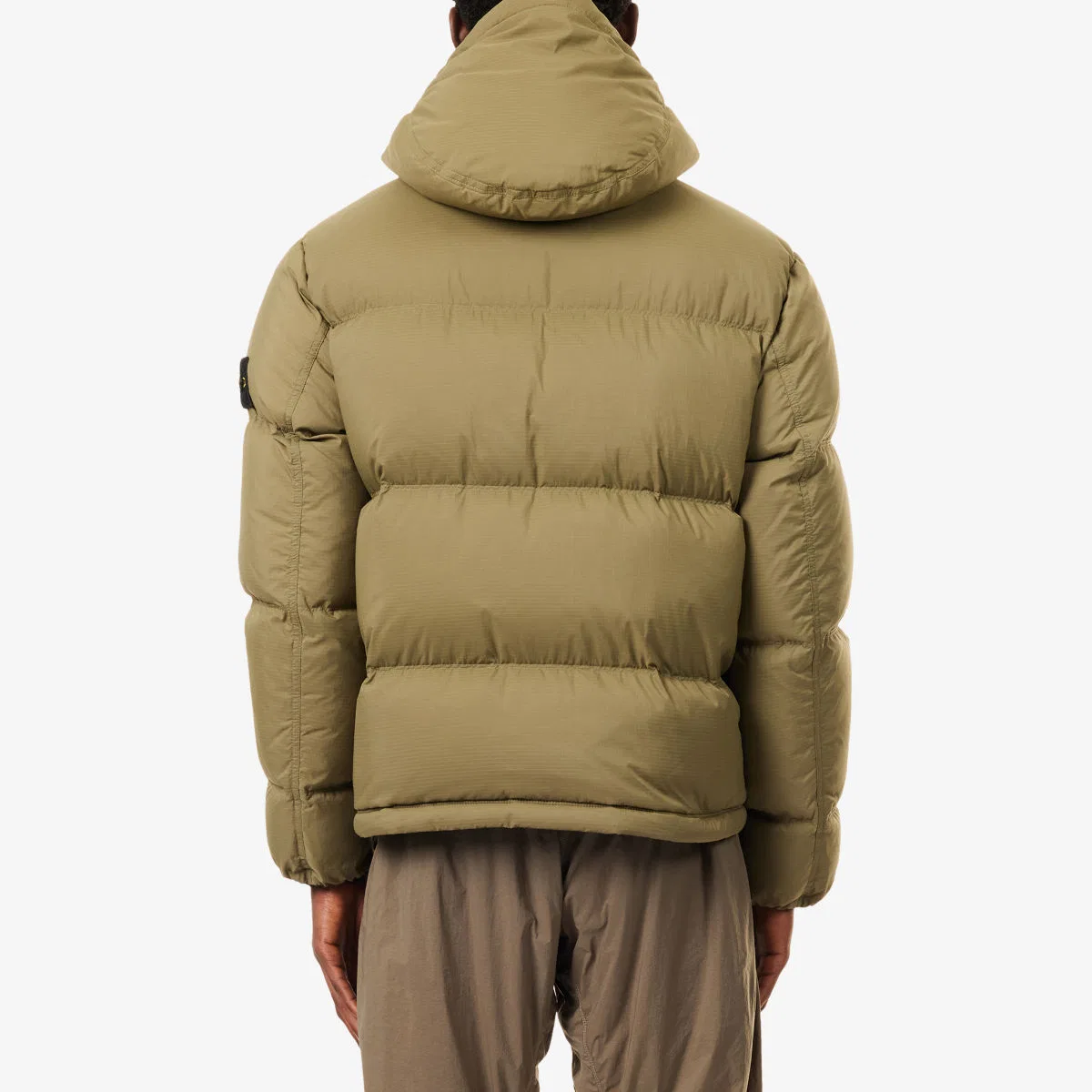 Куртка из рипстоп-кордуры с нейлоновым пухом Stone Island, зеленый — фото 4