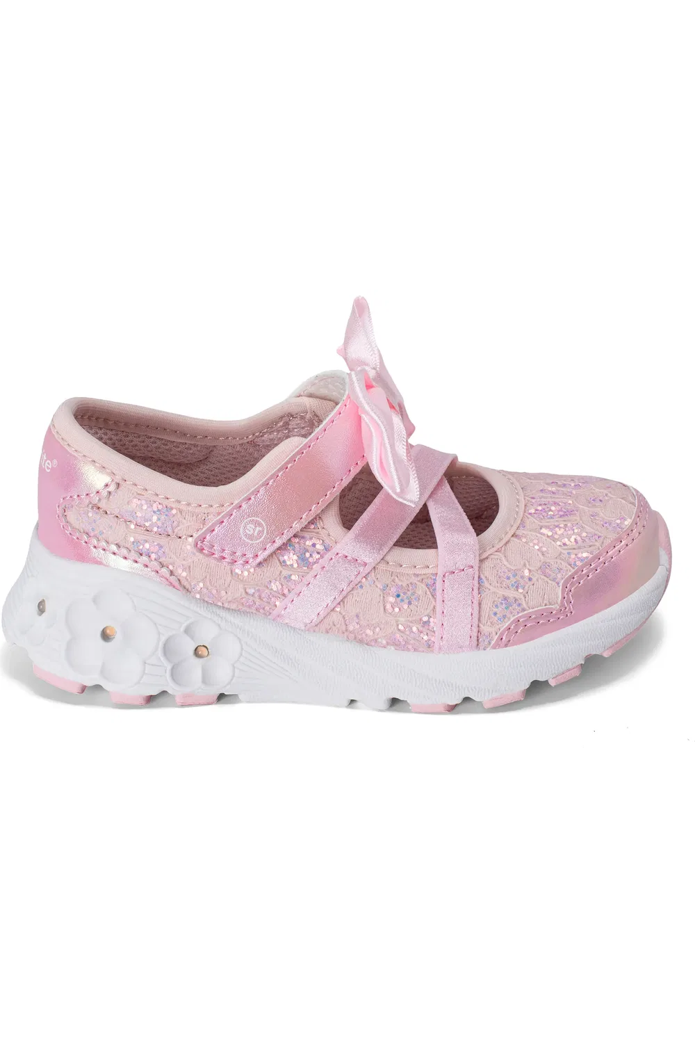 Кроссовки детские со светящейся подошвой Flora Sneaker Stride Rite, Blush — фото 2