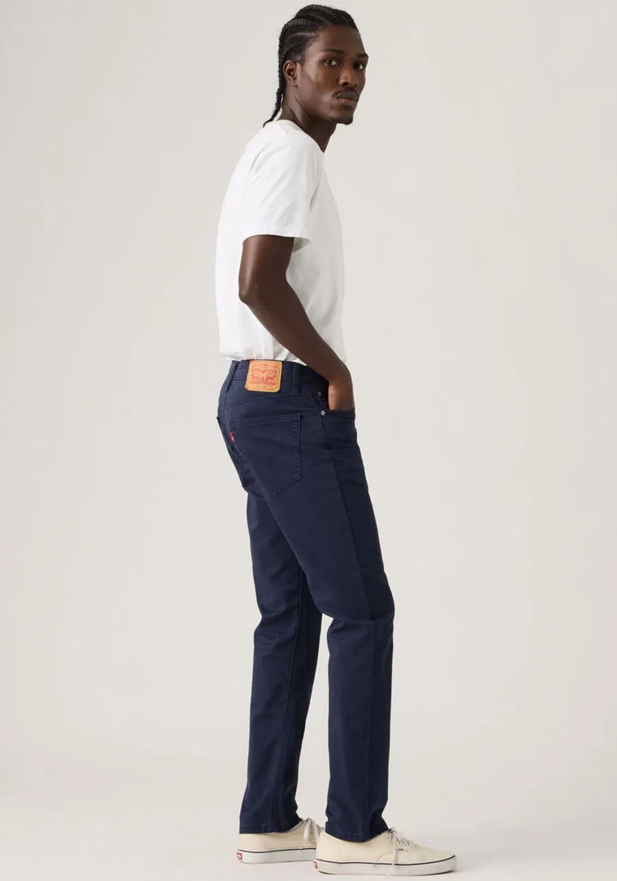 Джинсы LEVI'S Slim fit '511 Slim' темно-синего цвета — фото 4