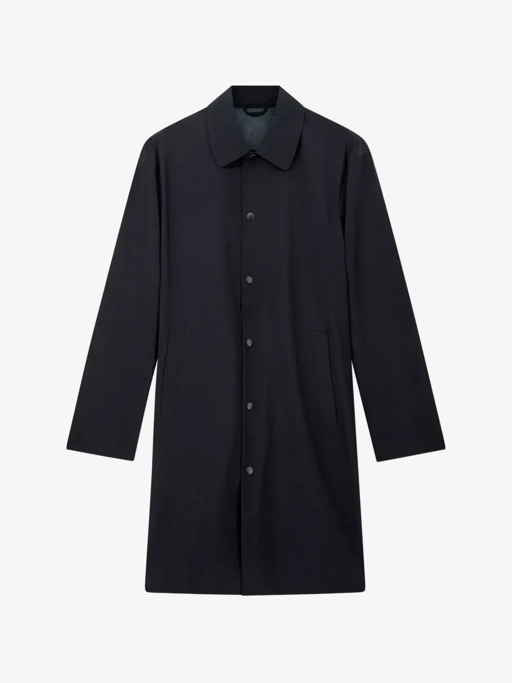 Тренч на кнопках EMPORIO ARMANI, черный