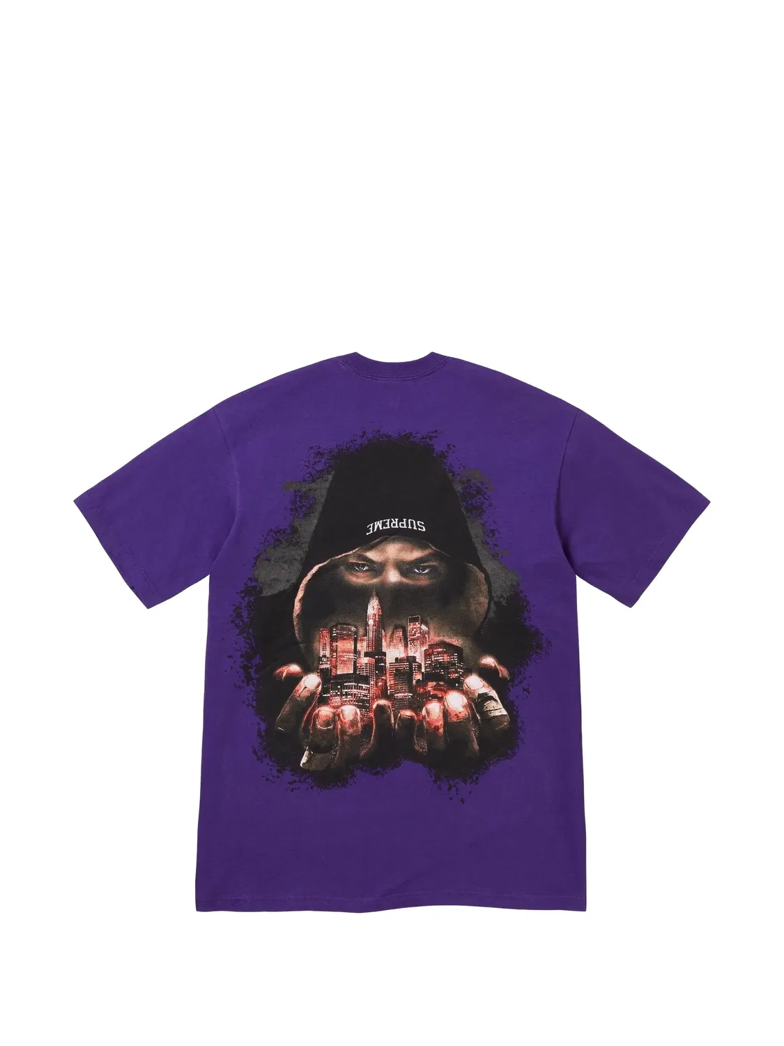 Футболка боец Supreme, фиолетовый — фото 2