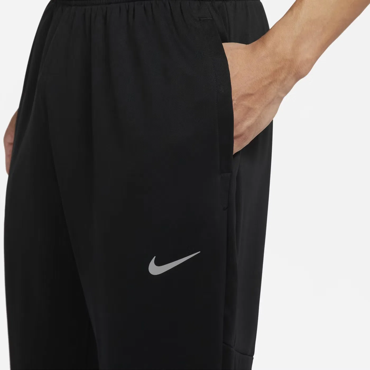 Брюки спортивные с эластичным поясом Nike, черный — фото 2
