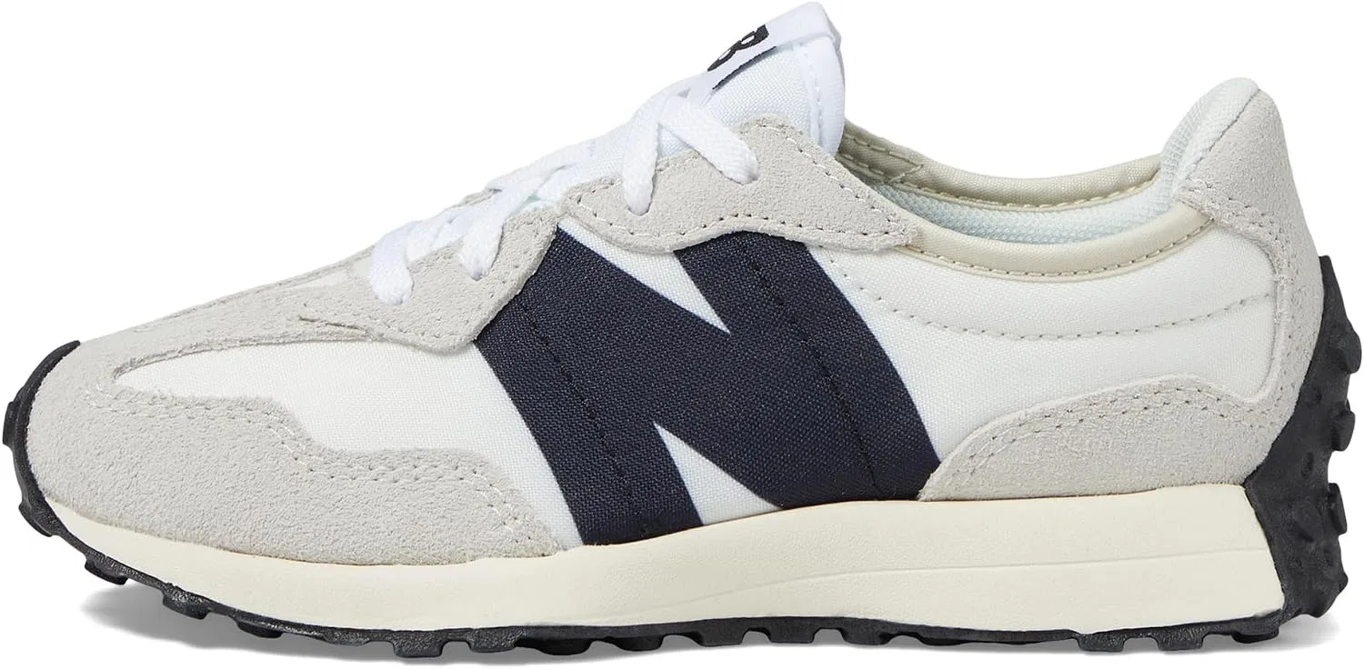 Детские кроссовки для девочек 327 New Balance, Silver Birch/Black — фото 4