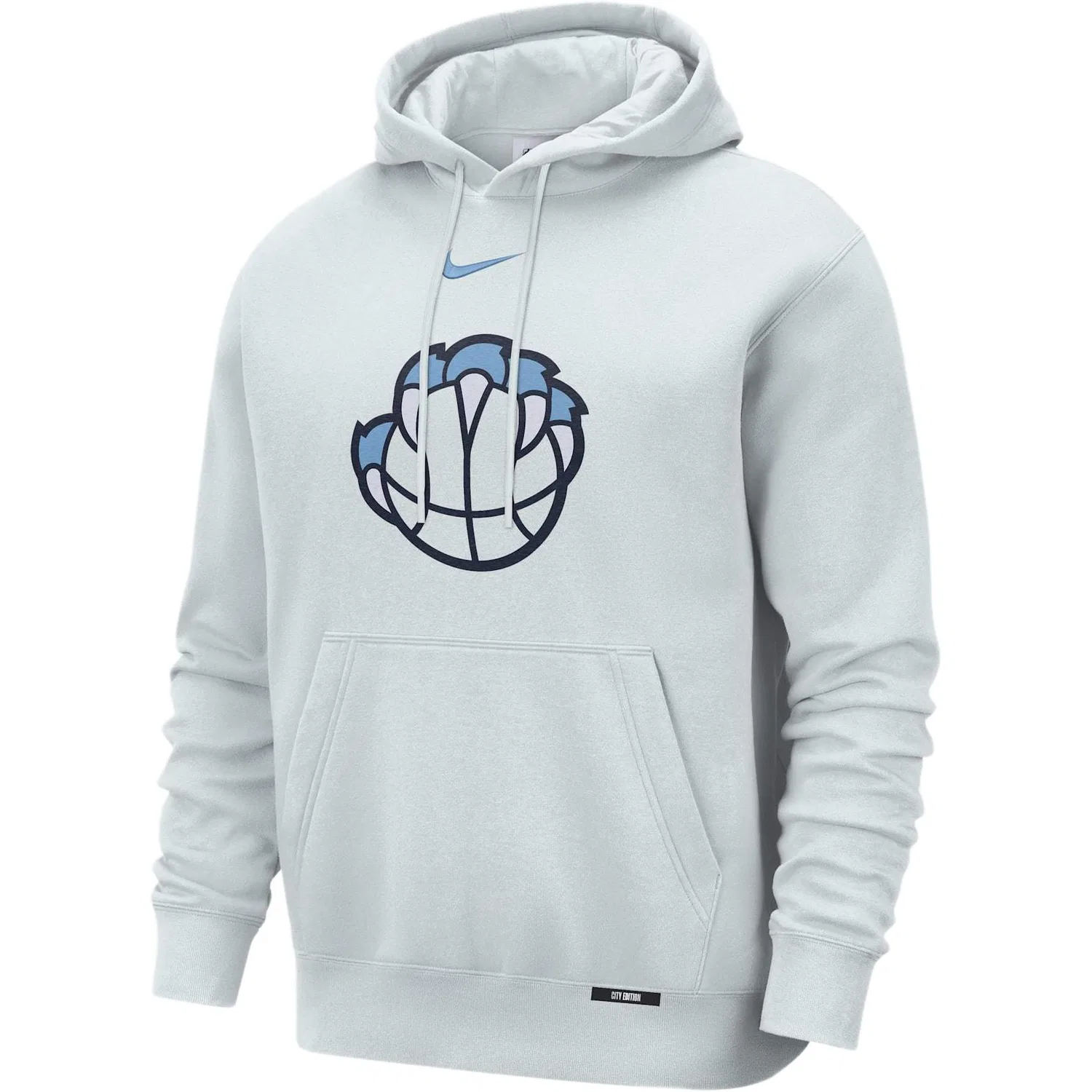 Мужская толстовка с длинным рукавом Memphis Grizzlies City Edition Nike, White