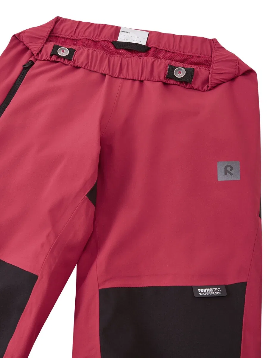 Брюки для активного отдыха Reima Regular Outdoor Pants 'Intona' клюквенного цвета — фото 4