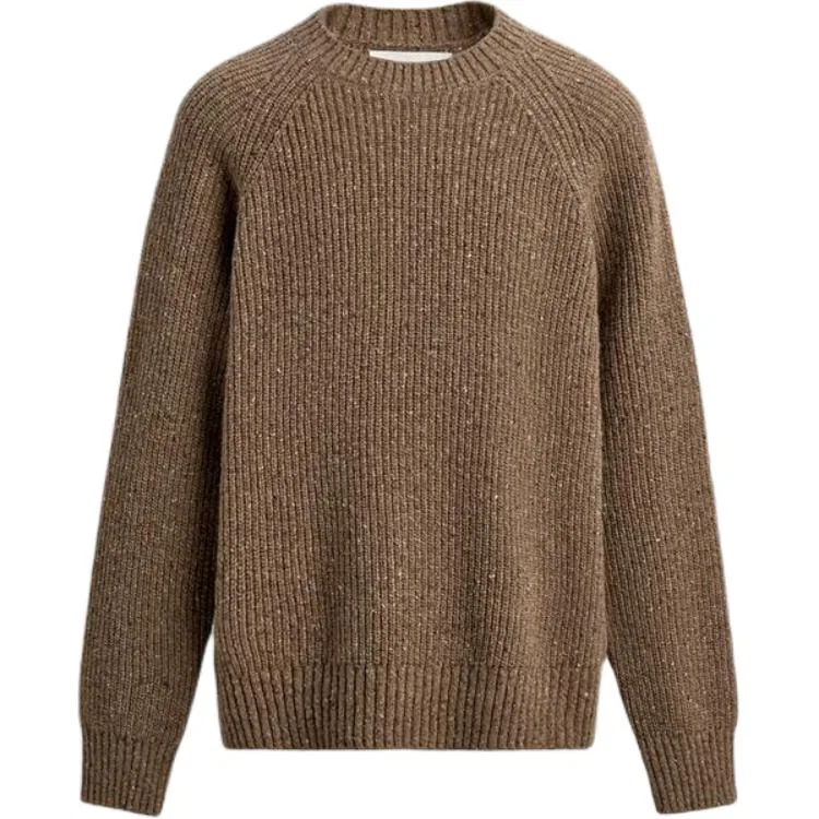 Мужской свитер с круглым вырезом Tan ZARA