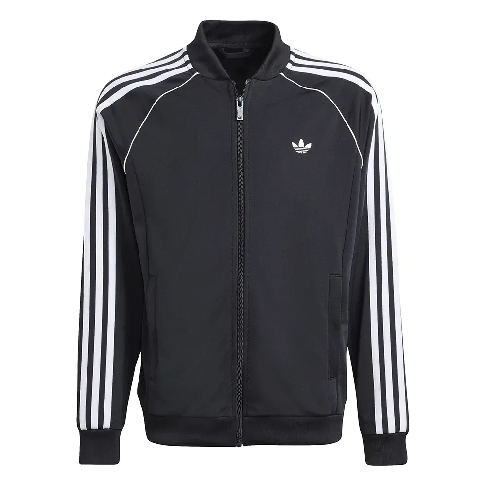Свитшот на молнии Adidas Originals, черный — фото 3