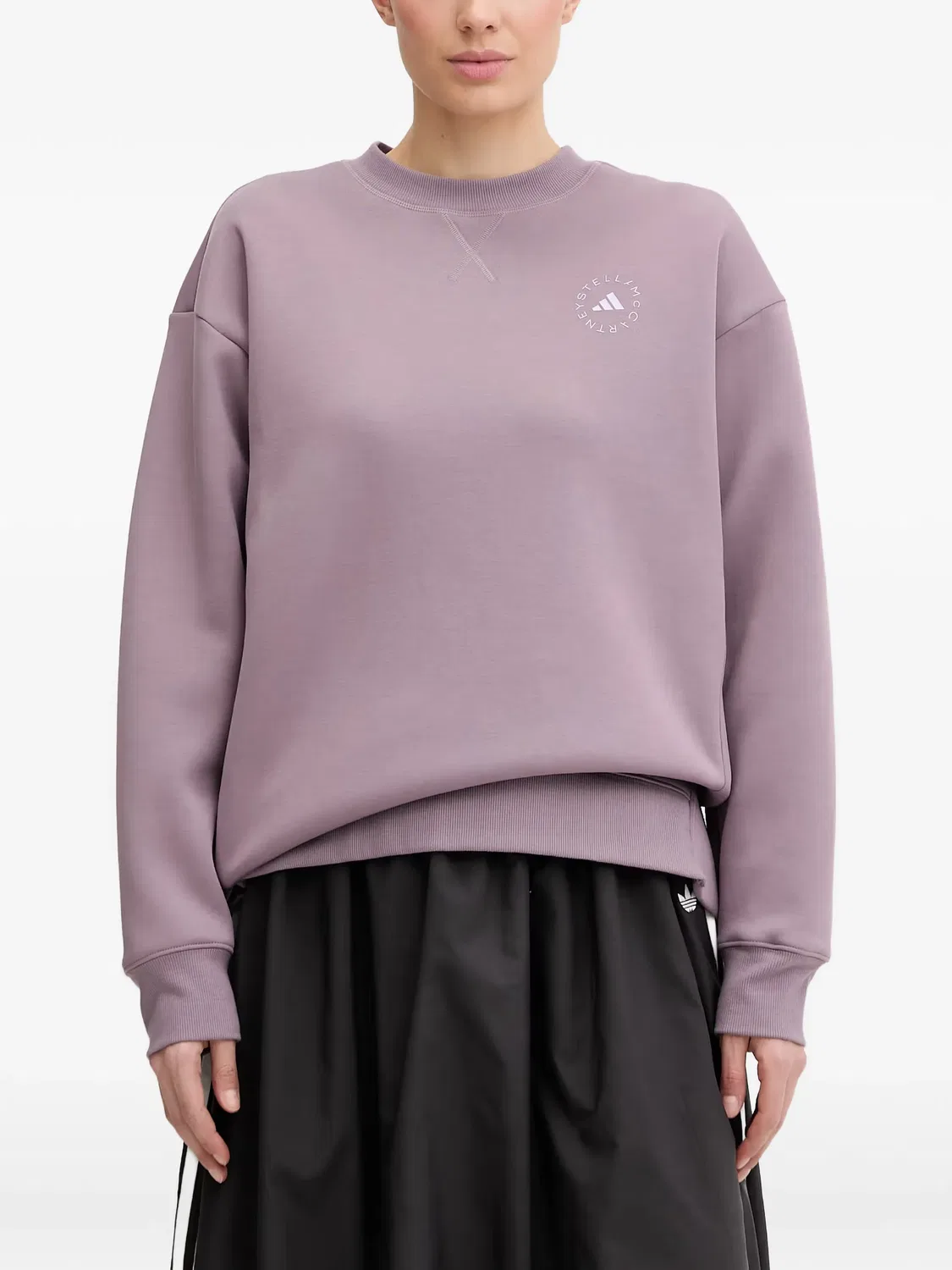 Adidas Свитшот с логотипом фиолетовый