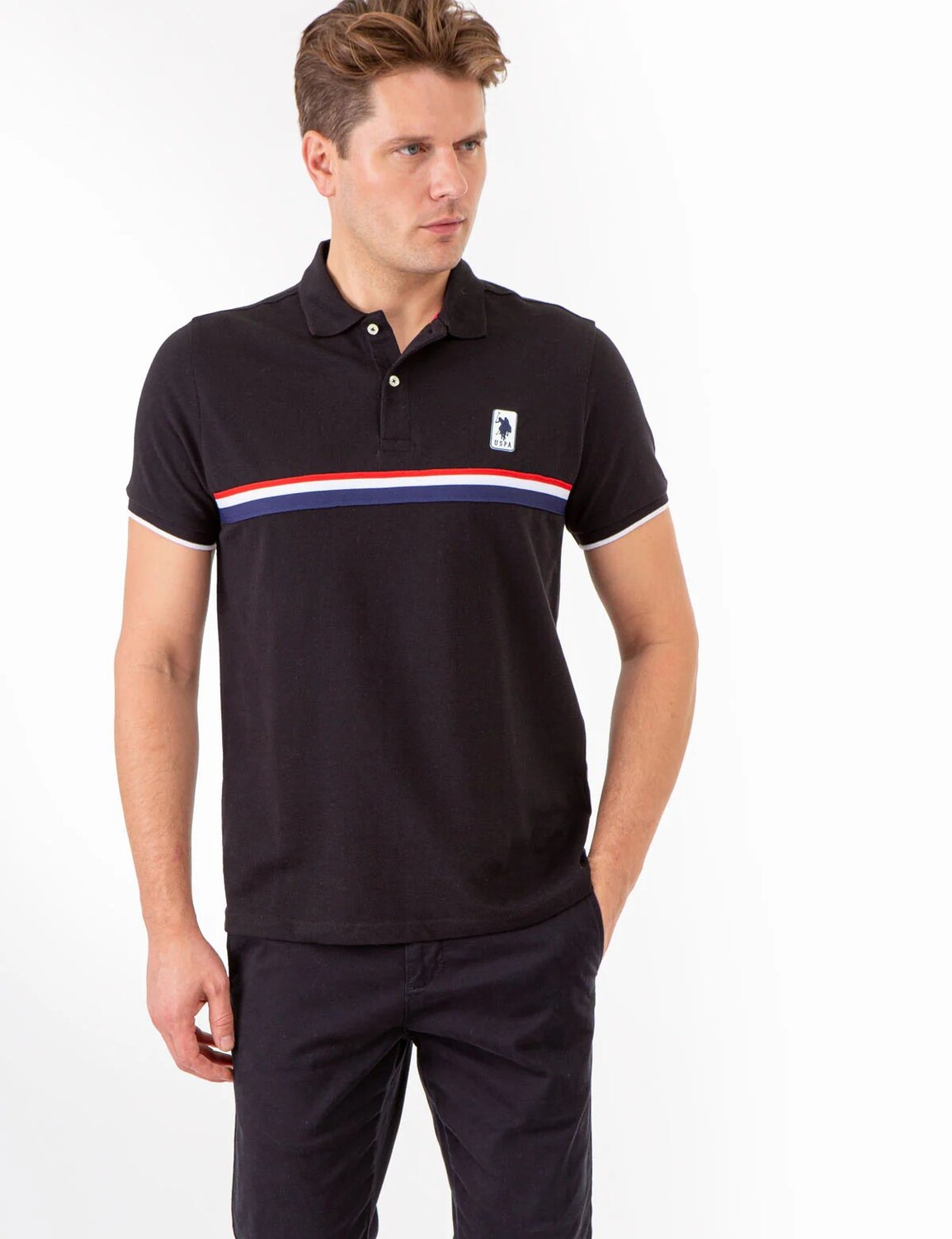

Рубашка-поло мужская U.S. Polo Assn., черный