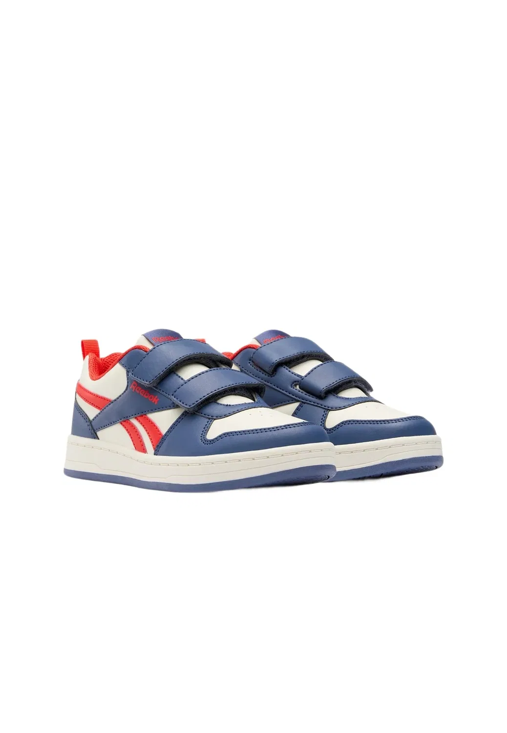 Кроссовки Royal Prime 2.0 с двумя ремешками на липучке, белые Reebok, Chalk Legacy Blue Rival Red — фото 2