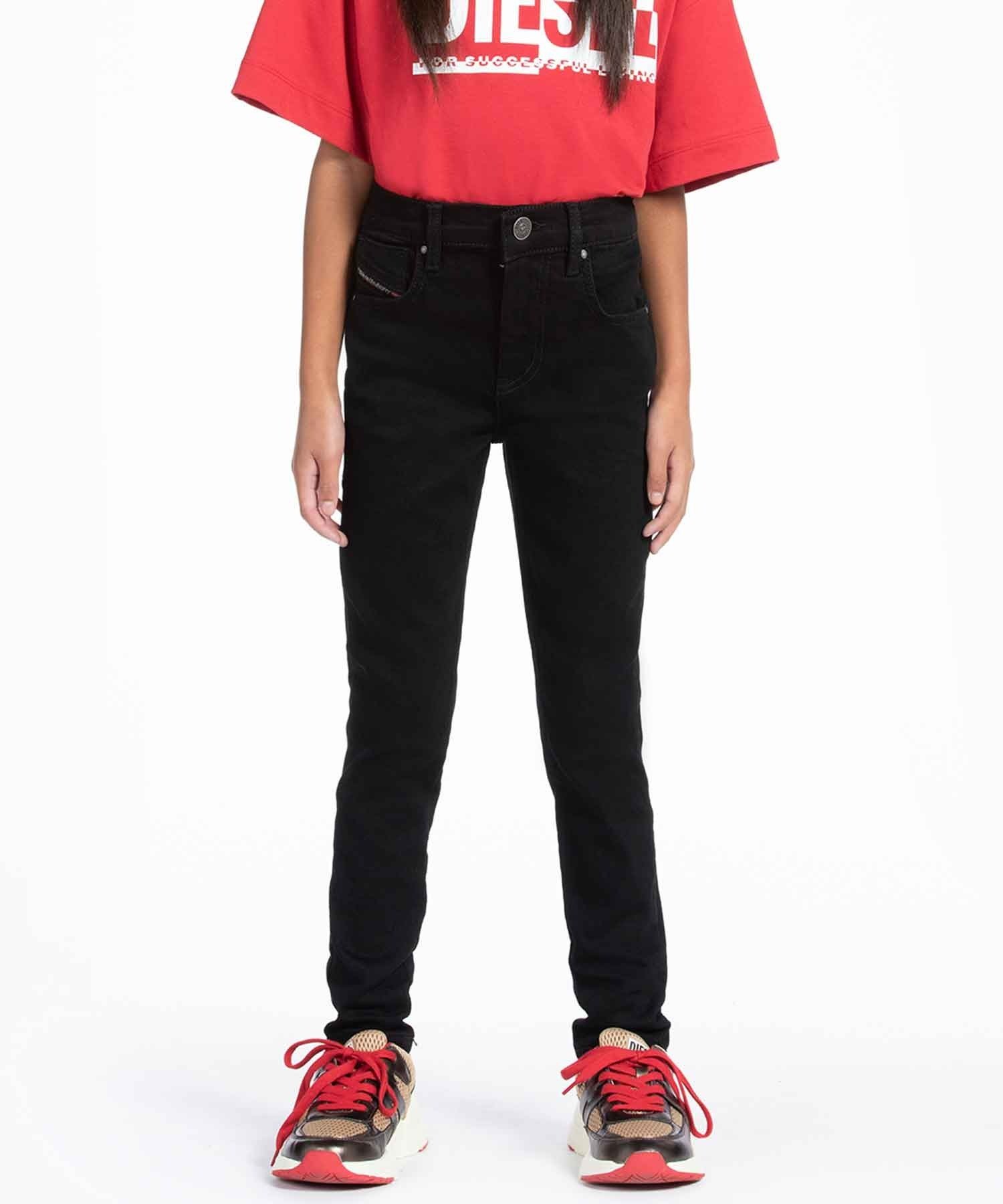 Детские и подростковые джинсовые брюки DIESEL, Black