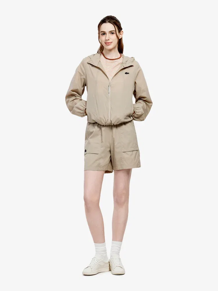 Шорты LACOSTE Premium Training Set, бежевые — фото 4
