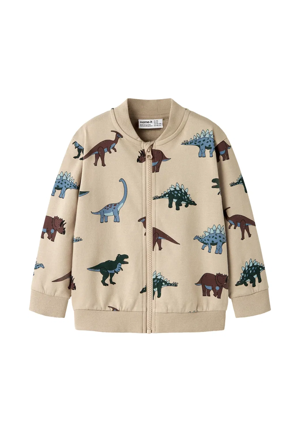 Nmmnaris ls nreg swe card bru pb - bomber jacket Name It, Trench Coat — фото 4