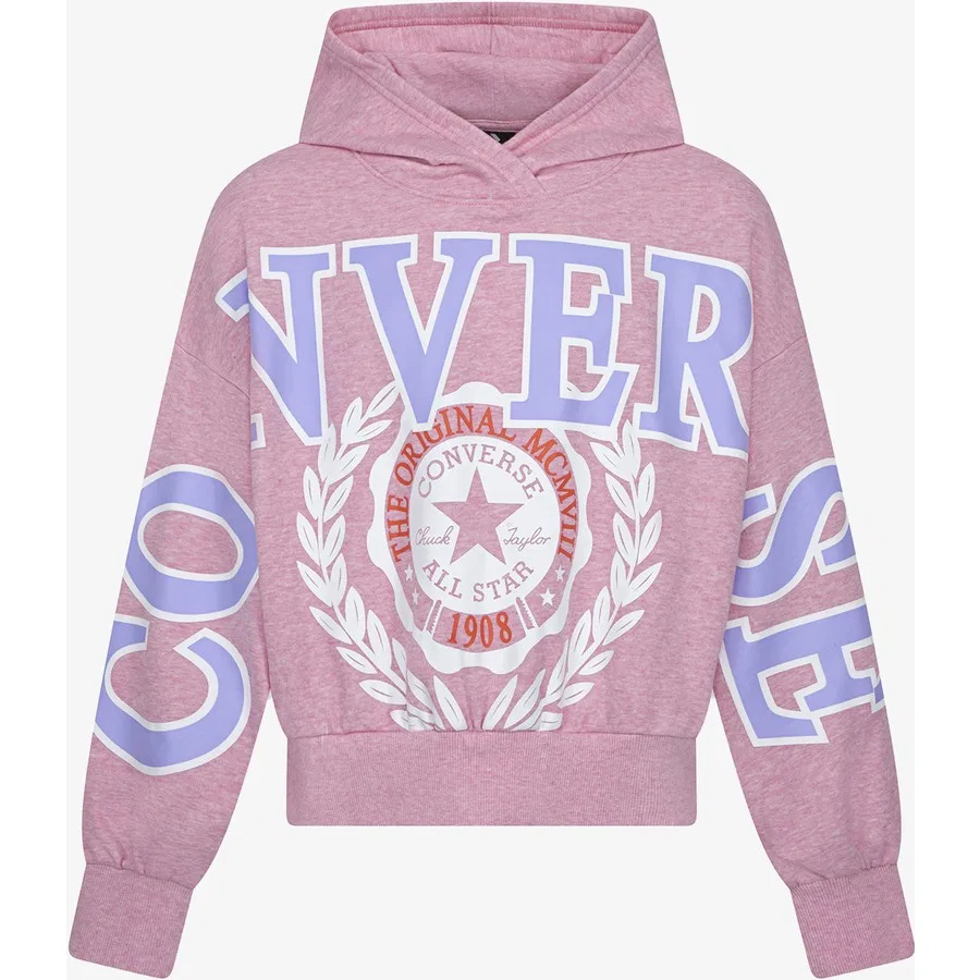 Свитшот Oversized Varsity Converse, Розовый — фото 4
